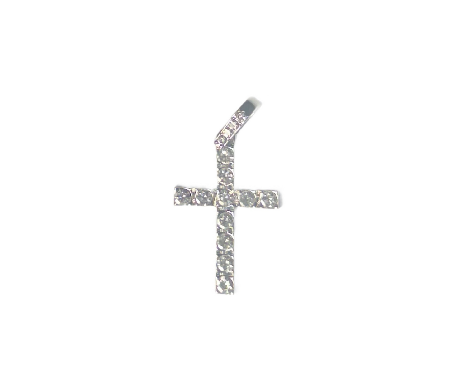 Iced Out Cross Pendant - Diamond CZ